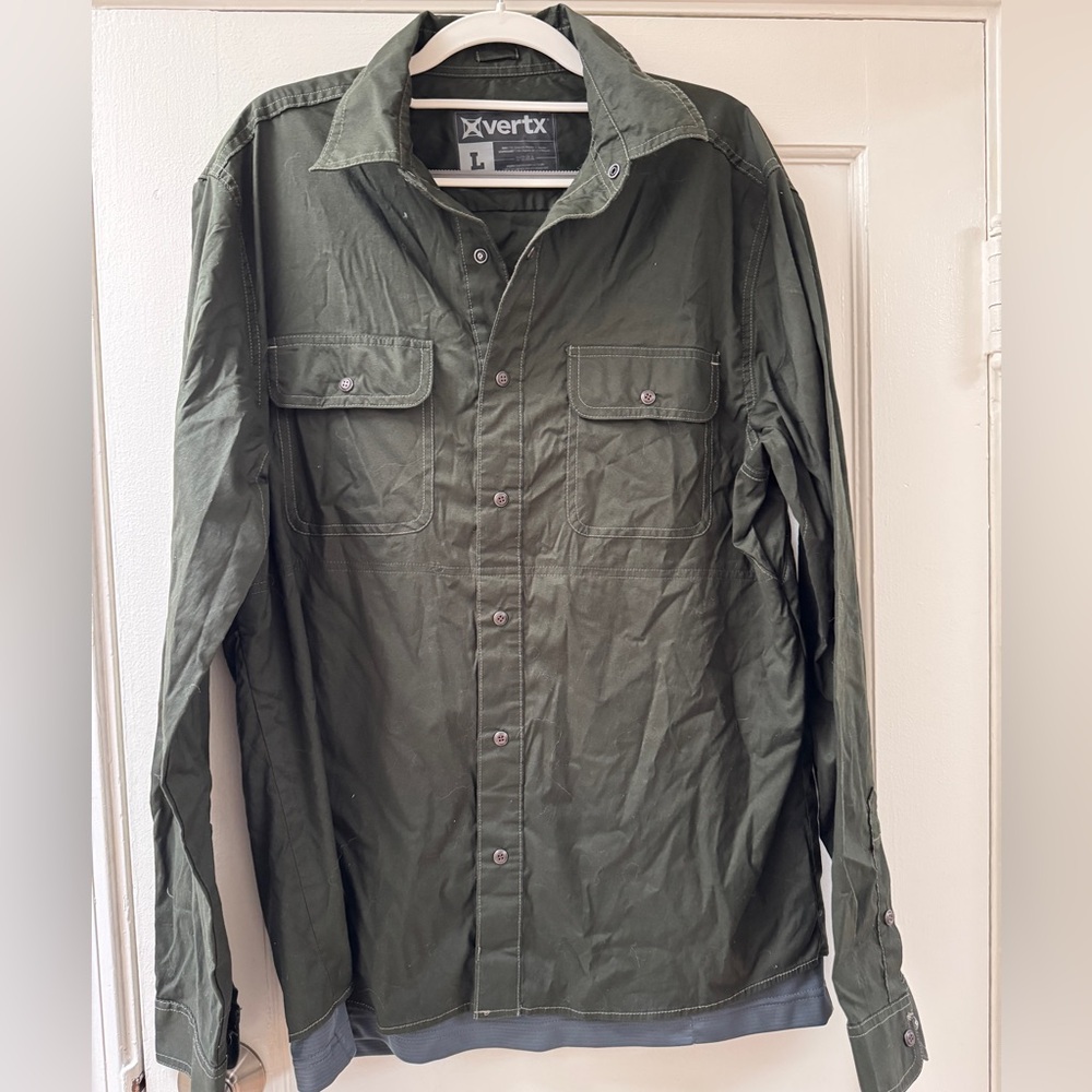Vertx Guardian Long Sleeve Shirt - Green - Large
